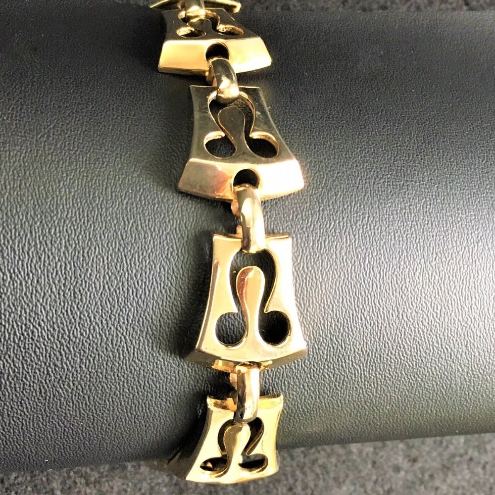 TARA Mid Century Modernist Link Bracelet